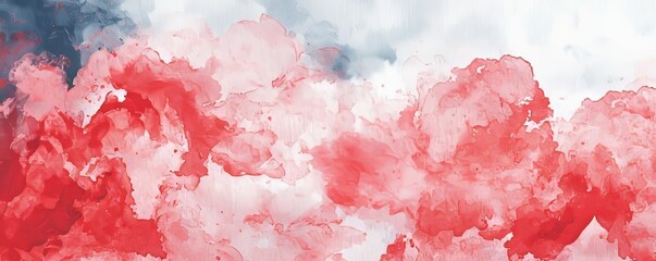 Poster - elegant abstract watercolor paint illustration featuring soft colors on a crumpled paper texture, wi