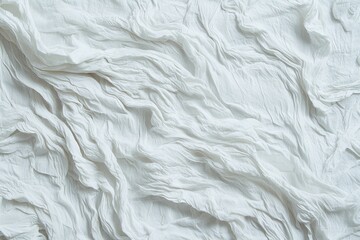 Poster - A soft pattern of abstract white and grey colors forms the background of this cloth texture