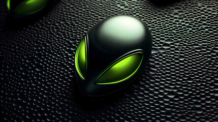 black aliens on black