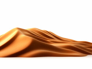 Poster - A flowing fabric texture in a rich copper hue, creating a sense of movement and elegance. Perfect for backgrounds, textiles, and artistic projects.