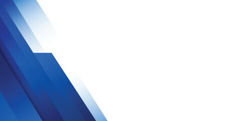 Poster - abstract blue geometric diagonal Business banner template design for presentation background