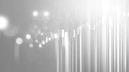 Poster - Abstract financial chart background for presentation use