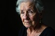 © Maria - Portrait of an elderly woman reflecting on Memorial Day remembrance