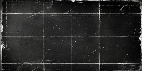 Wall Mural - Black and white film negative texture background with vintage feel.