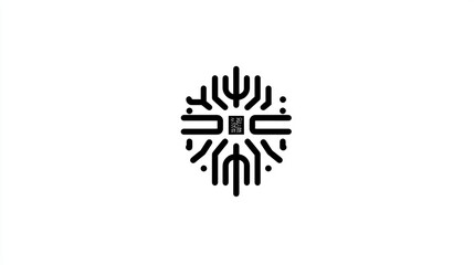 Poster - Abstract design, technology, graphic element. Possible use Logo, icon, or graphic design