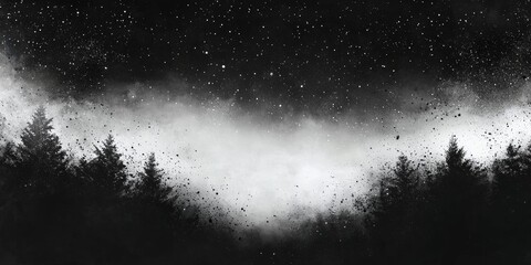 Wall Mural - Coarse gritty film grain texture for a vintage effect.