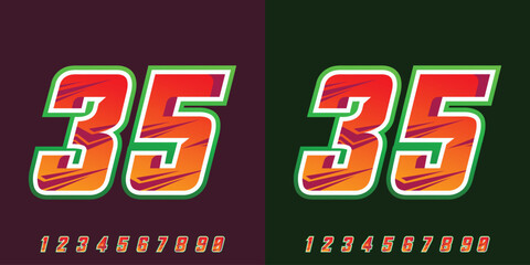 Leinwandbilder - Racing number 53, starting racing number, sports jersey racing number