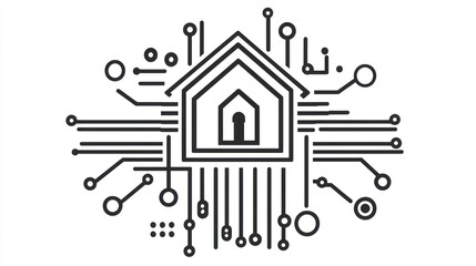 Poster - Abstract Smart Home Circuitry