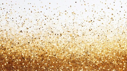 Poster - Golden glitter in a wooden spoon on a dark blue surface, showcasing a vibrant contrast and sparkles in a creative setup during an artistic gathering