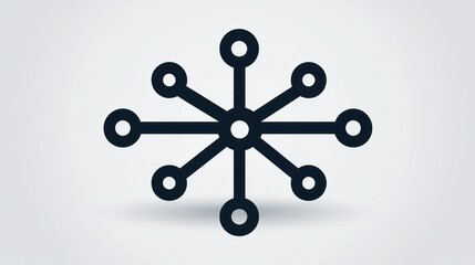 Poster - Abstract network graphic design