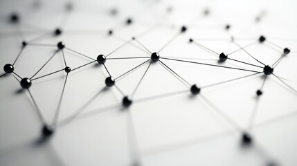 Aufkleber - Abstract network connections
