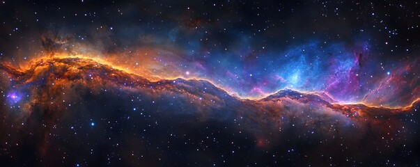 Wall Mural - the andromeda galaxy in full, vibrant detail