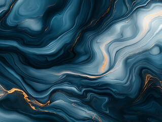 Poster - Dynamic fluid art abstract design digital space visual content modern aesthetic close-up creative expression