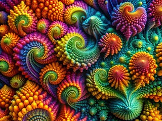 Poster - Surreal Abstract Macro Photography: Textured Design for Creative Projects