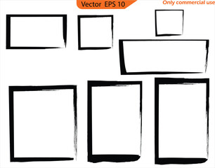 Wall Mural - blank photo frame