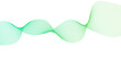 © haven lklkj11 - Abstract smooth frequency isolated element creative green wave line blend curve flow technology modern white background. web banner vector beautiful waveform light music energy design.