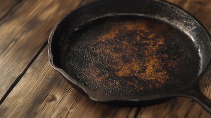 Poster - Cast iron surface with visible imperfections and texture, rugged and aged with dark industrial tones.