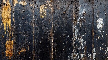 Poster - Scratched and worn steel surface, aged and textured with imperfections, providing a raw industrial feel.