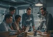 © sarginstudio - Team Analyzing Marketing Trends on Large Screen