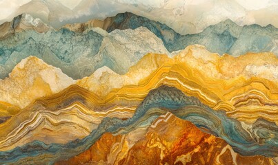  Macro shot of natural Jasper gem or mineral texture background, organic stones patterns and colors. Abstract geological ornaments unique structures, AI generated