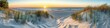 © Peter - Sanddünen am Meer mit Sonnenuntergang