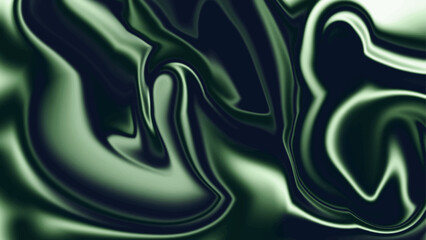Wall Mural - abstract liquid wave background.green liquid marble background.