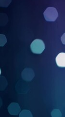 Poster - Iridescent bokeh transition with soothing light effects and hexagon patterns