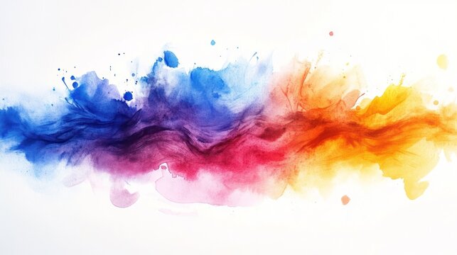 Dreamy watercolor hope and love calligraphy, white background
