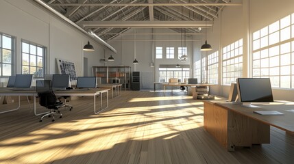 Poster - Spacious Modern Office Interior