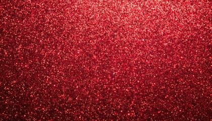 Aufkleber - shimmering red glitter texture with sparkling bokeh effect, festive luxury background for holiday design, decoration, card

