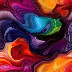 Poster - Seamless Colorful abstract background featuring a blend of vibrant hues and patterns for an engaging artistic display