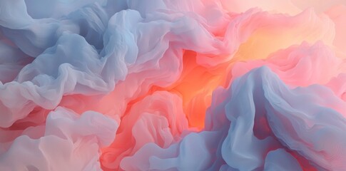Poster - The Neon Dreamscape embodies a vibrant abstract landscape characterized by flowing neon waves that encompass a broad spectrum of colors