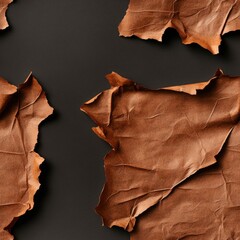 Poster - Seamless Simple, textured piece of brown paper with natural fiber feel perfect for crafting or artistic projects and designs