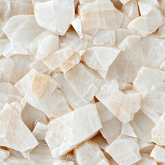 Poster - Seamless A pile of white crushed material perfect for textures and backgrounds in various creative projects and designs