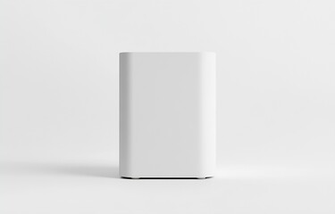 Aufkleber - Minimalist White Modern Object on Bright Backdrop for Contemporary Design Visuals : Generative AI