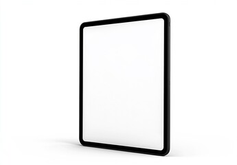 Poster - Sleek and Modern Blank Tablet Display Mockup on White Background for Digital Content : Generative AI