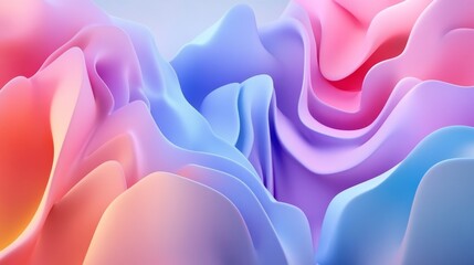 Poster - Creating vibrant art colorful gradient swirls wallpaper digital design abstract home office creative space