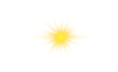 Wall Mural - realistic sun rays. sun ray glow abstract shine light effect starburst beam sunshine glowing isolate