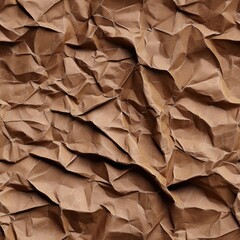 Poster - Seamless Detailed close-up of brown paper texture highlighting the natural fibers and unique characteristics of the material