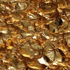 Poster - Seamless Lustrous foil texture displaying a shiny and reflective surface ideal for creative backgrounds in design projects