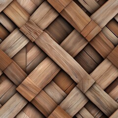 Poster - Seamless Classic wooden floor crafting a timeless and warm atmosphere perfect for homes and interior design projects