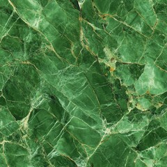 Poster - Seamless Exquisite piece of green marble with unique patterns and rich veining displaying natural beauty and elegant aesthetic