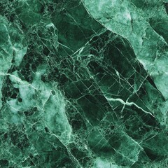 Poster - Seamless Elegant green marble wallpaper showcasing unique veining and rich textures to enhance stylish interior design projects