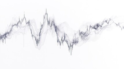 Poster - Abstract stock market chart background
