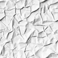 Poster - Seamless Elegant white crumpled paper background perfect for adding a subtle touch of texture to creative and design projects
