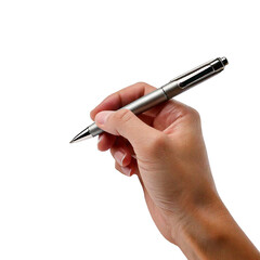 Wall Mural - hand signing with pen