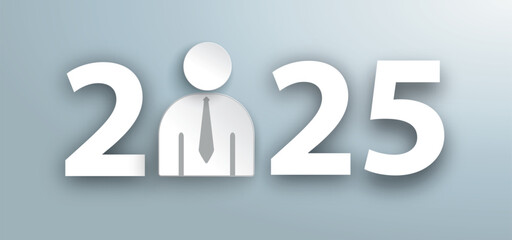 Wall Mural - 2025 Businessman