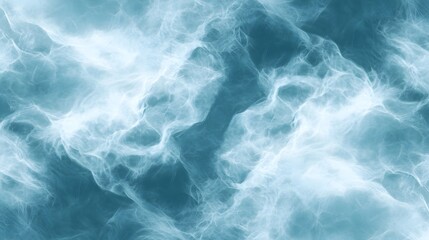 Poster - Ethereal Blue Smoke Texture Ideal for Backgrounds and Designs