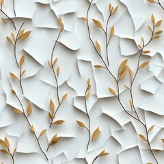 Poster - Seamless A lush wall filled with vibrant green leaves offering a natural and refreshing ambiance perfect for interior spaces