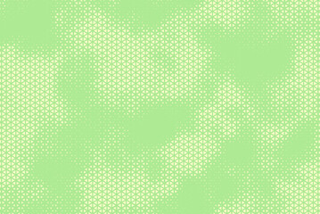 Aufkleber - Triangular Halftone Texture Retrowave Vector Geometric Technology Abstract Light Green Background. Half Tone Triangles Retro Colored Pattern. Minimal 80s Style Dynamic Tech Structure Wallpaper